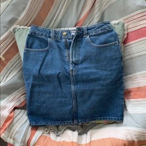 American Apparel Denim Skirt
